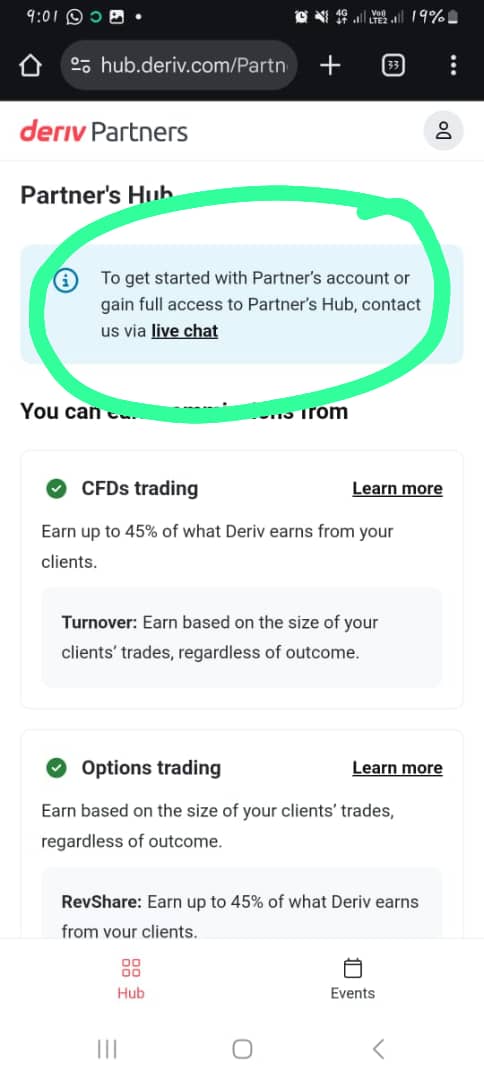 Deriv payment proof screenshot